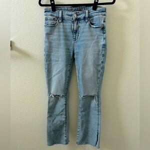 Ripped Flared Jeans (Skinny Kick)